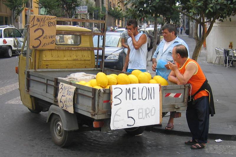 melons off the back of a lorry