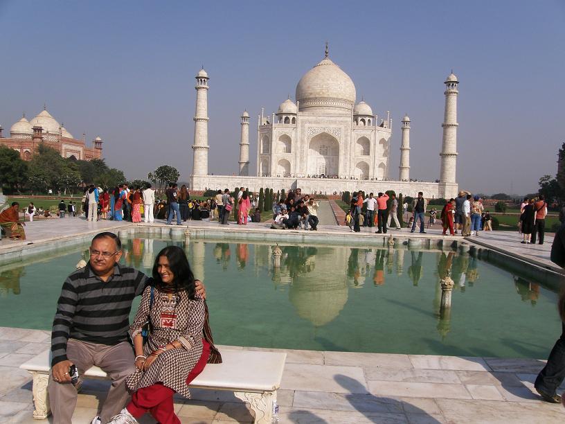the Diana Bench, Taj Mahal, Agra