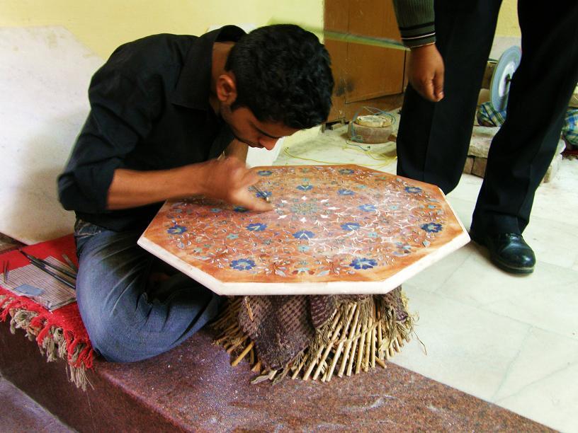 inlay marble, Agra