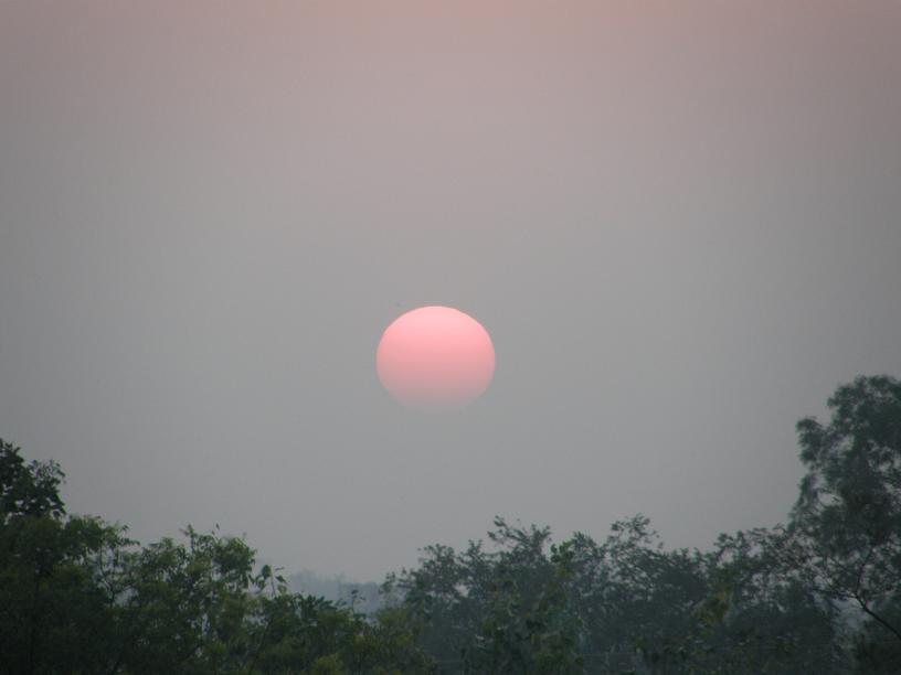 sunset, Agra
