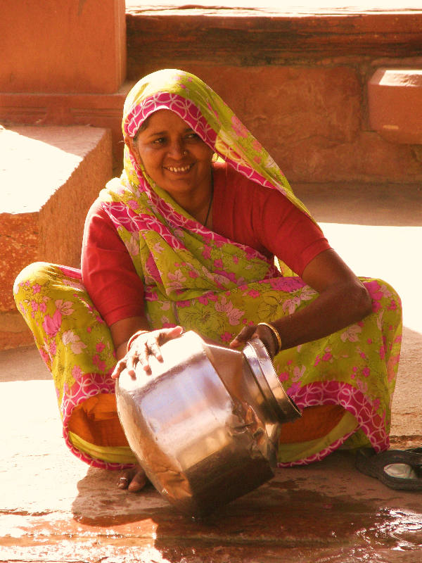 washer lady, Abdar Khana, Fatehpur Sikri