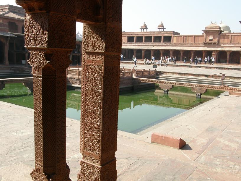view across to the Anoop Talao, Fatehpur Sikri