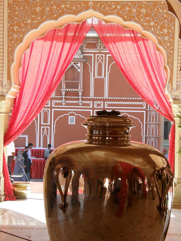 silver jars, City Palace, Jaipur