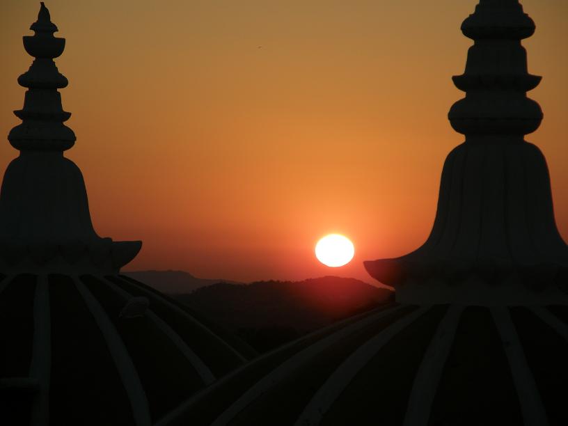 sunrise over Deogarh Mahal, Deogarh