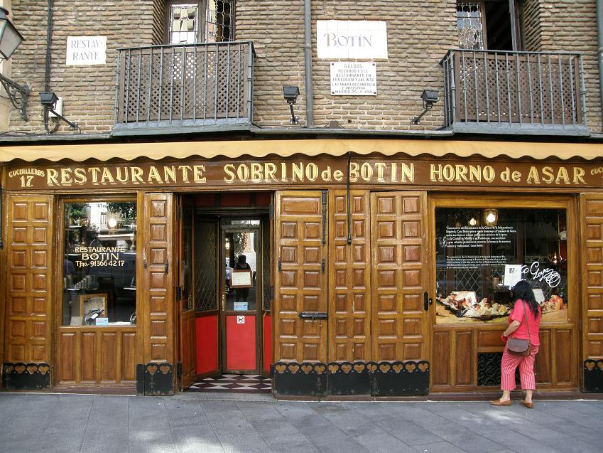 Sobrino de Botin, oldest restautrant in the world, Madrid
